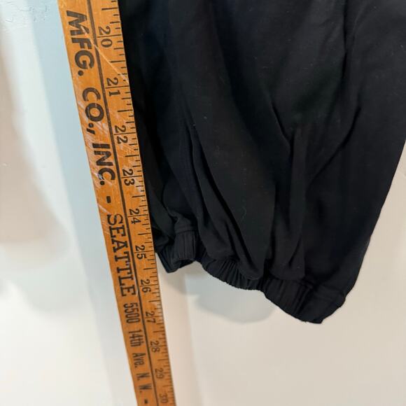 Lululemon Women's Essential Affinity Mid Rise Jogger Pant Modal Black 8 Casual - Picture 8 of 12